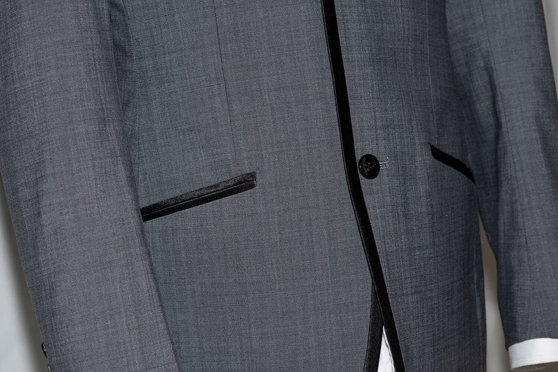 The Beatles Collarless Grey Suit 1963