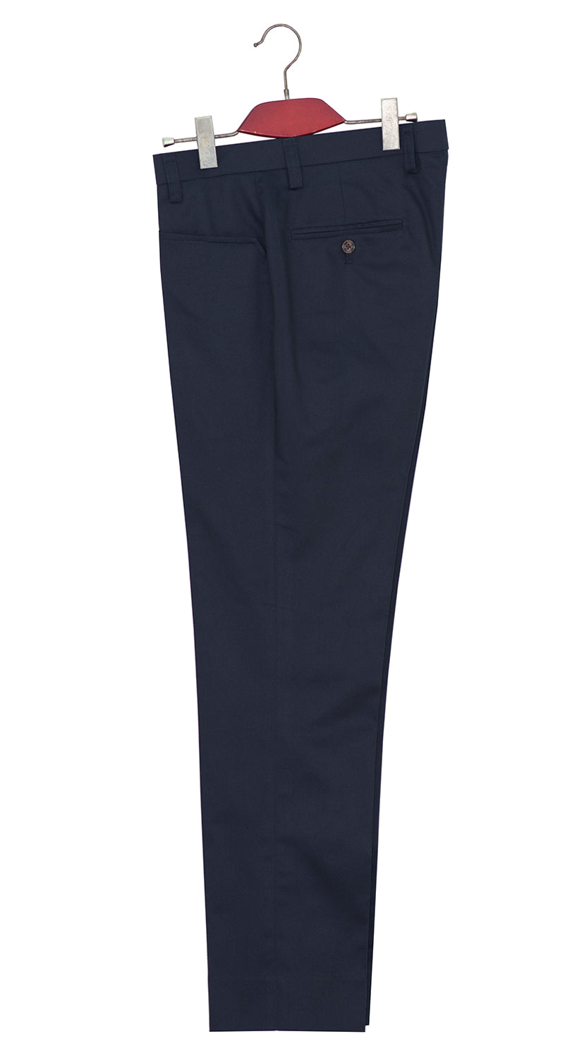 Cotton Twill Navy Blue Sta Press Mod Trouser | 1960's Retro Mod ...