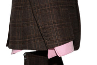 Denis Payton Tweed Chocolate Brown Mod Suit