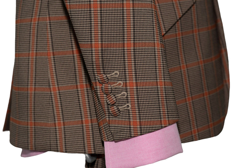 Mick Jagger Orange Check Mod Suit
