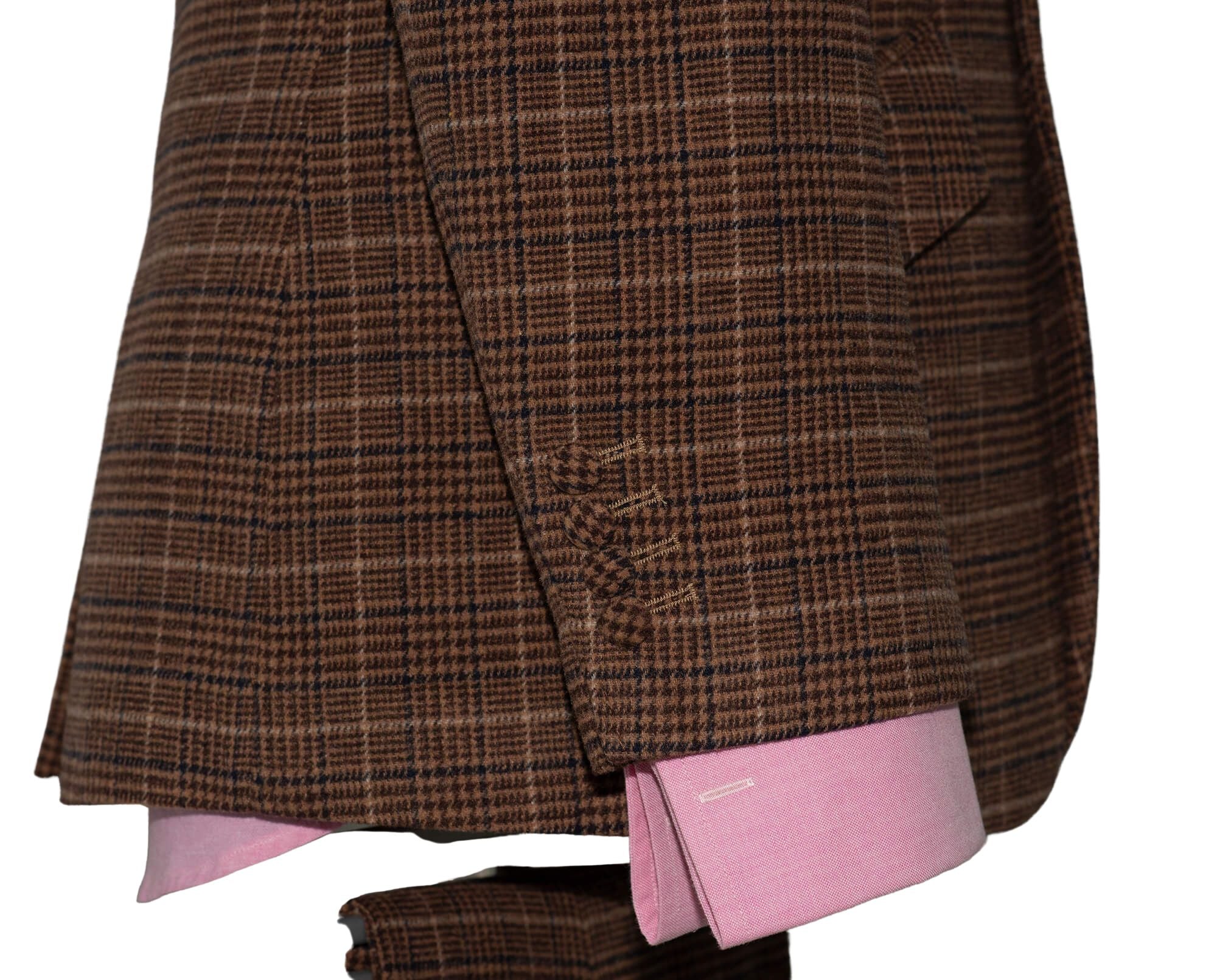 Ricky Huxley Tweed Brown Check Suit 1960's