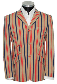 Weller Brown and Red stripe boating blazer 60's