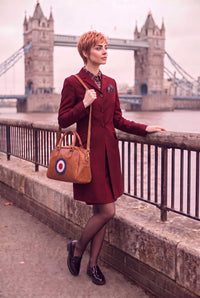Skinhead Classic Burgundy Women's Long Suit 1960's