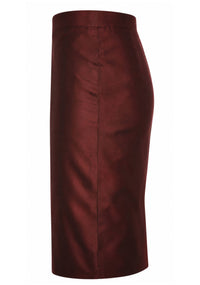 Women's Burgundy Tonic Skirt