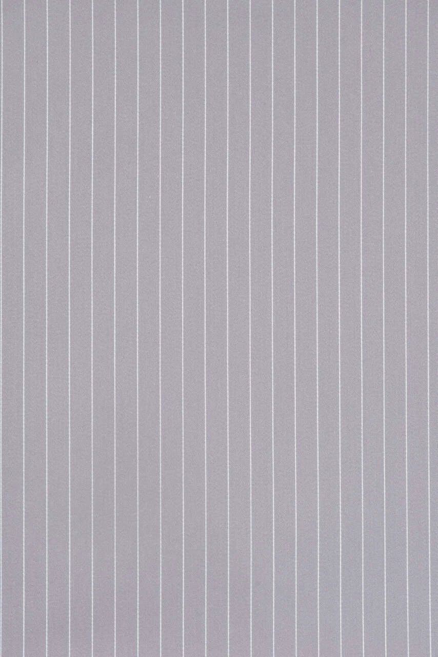 Weller White Pin Stripe in Light Grey Peak Lapel 3 Piece Suit