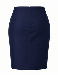 Women's Classic Navy Blue Skirt