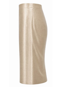 Women's Pale Gold Skirt