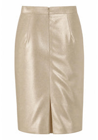 Women's Pale Gold Skirt
