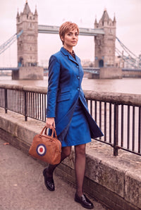 Skinhead Royal Blue Tonic Women's Long Suit 1960's