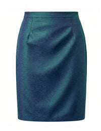 Women's Sea Green Navy Two Tone Skirt