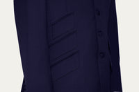 Paul Weller Peak Lapel 4 Button Navy Blue Mod Suit
