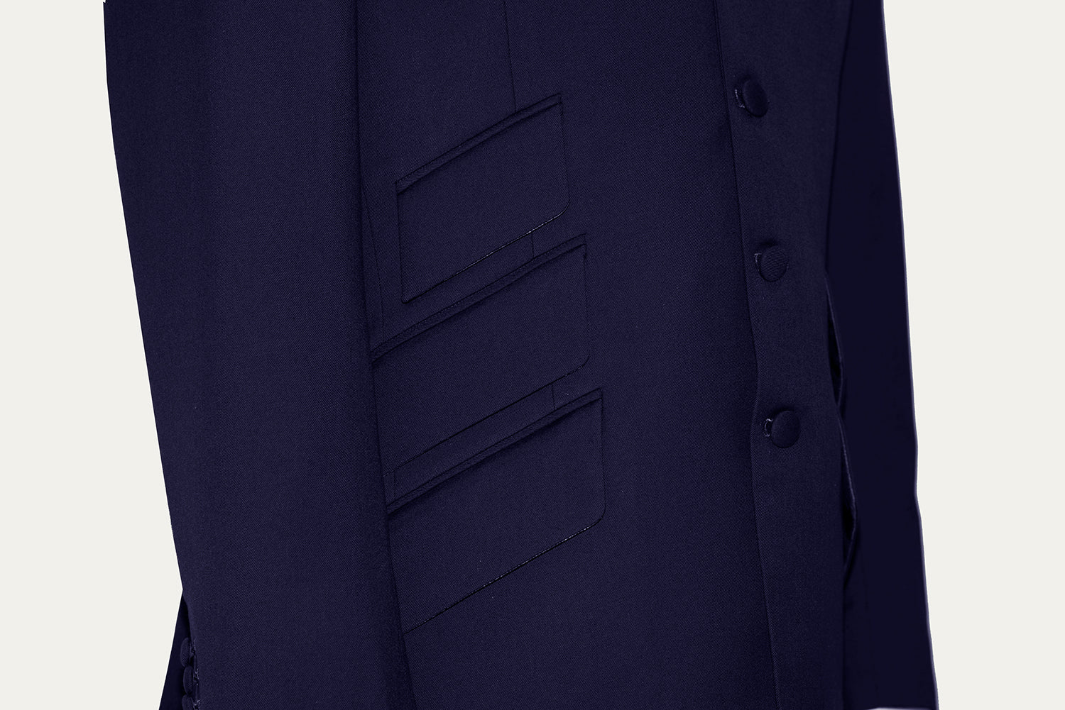 Paul Weller Peak Lapel 4 Button Navy Blue Mod Suit