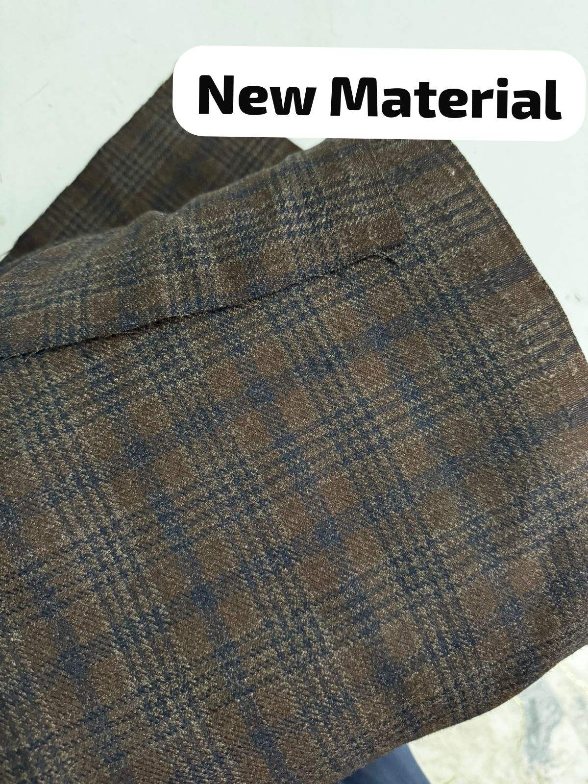 Denis Payton Tweed Chocolate Brown Mod Suit