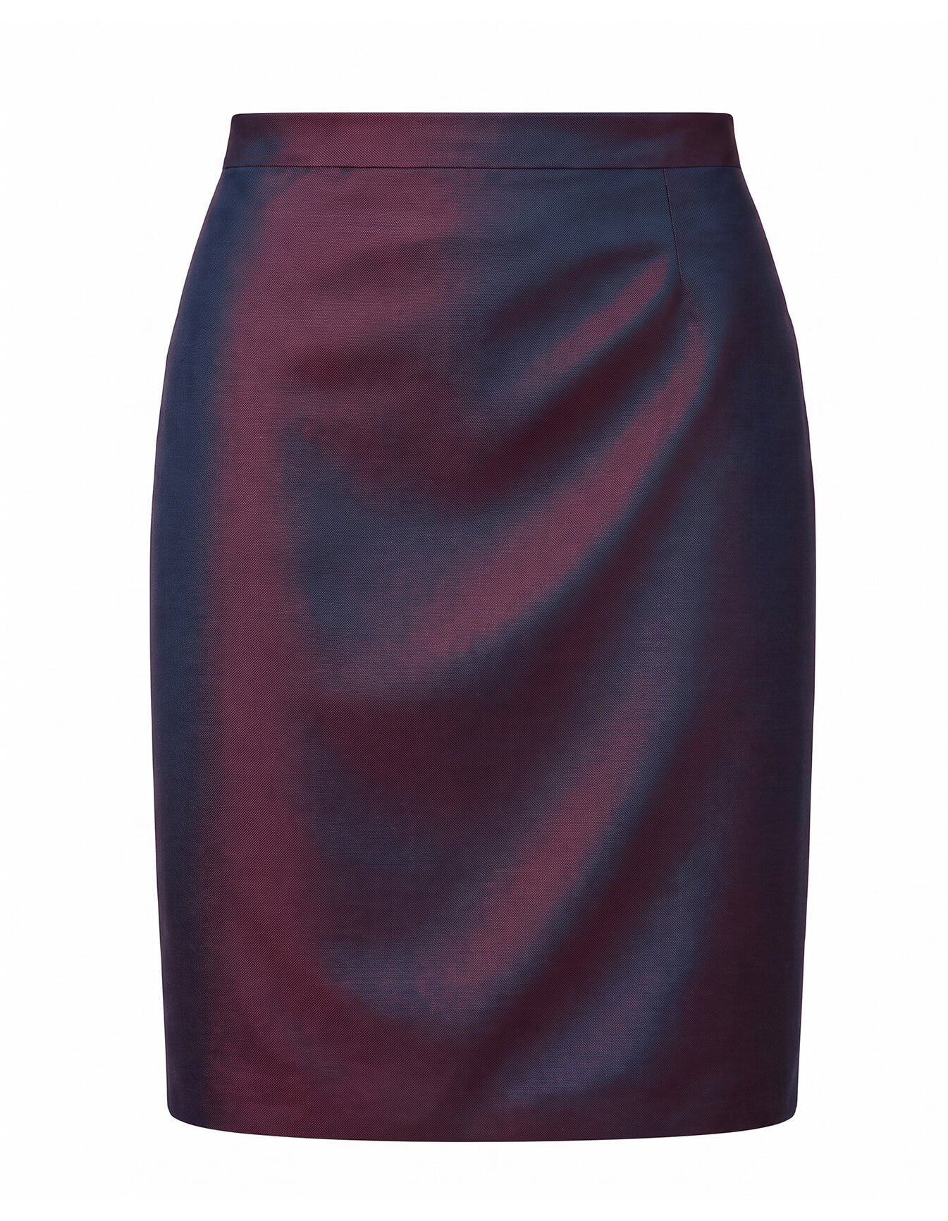 Women's Wine Navy Two Tone Skirt