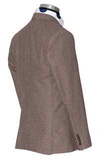 Rick Huxley Tweed Brown Dogtooth Mod Blazer