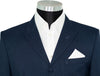 Weller Midnight Blue Peak Lapel 4 Button Mod Suit