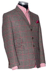 Robert Hardy Tweed Classic Brown Dogtooth Mod Jacket