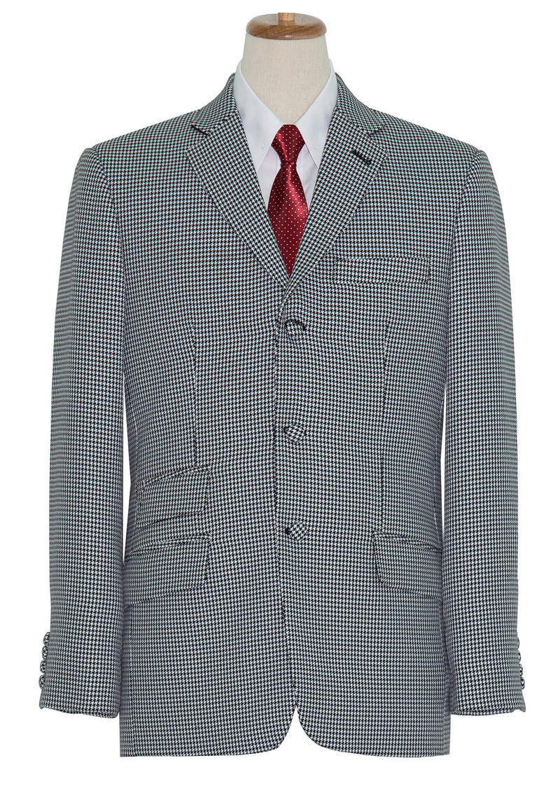 Peter Asher Grey Hounds Tooth 3 Piece Mod Suit
