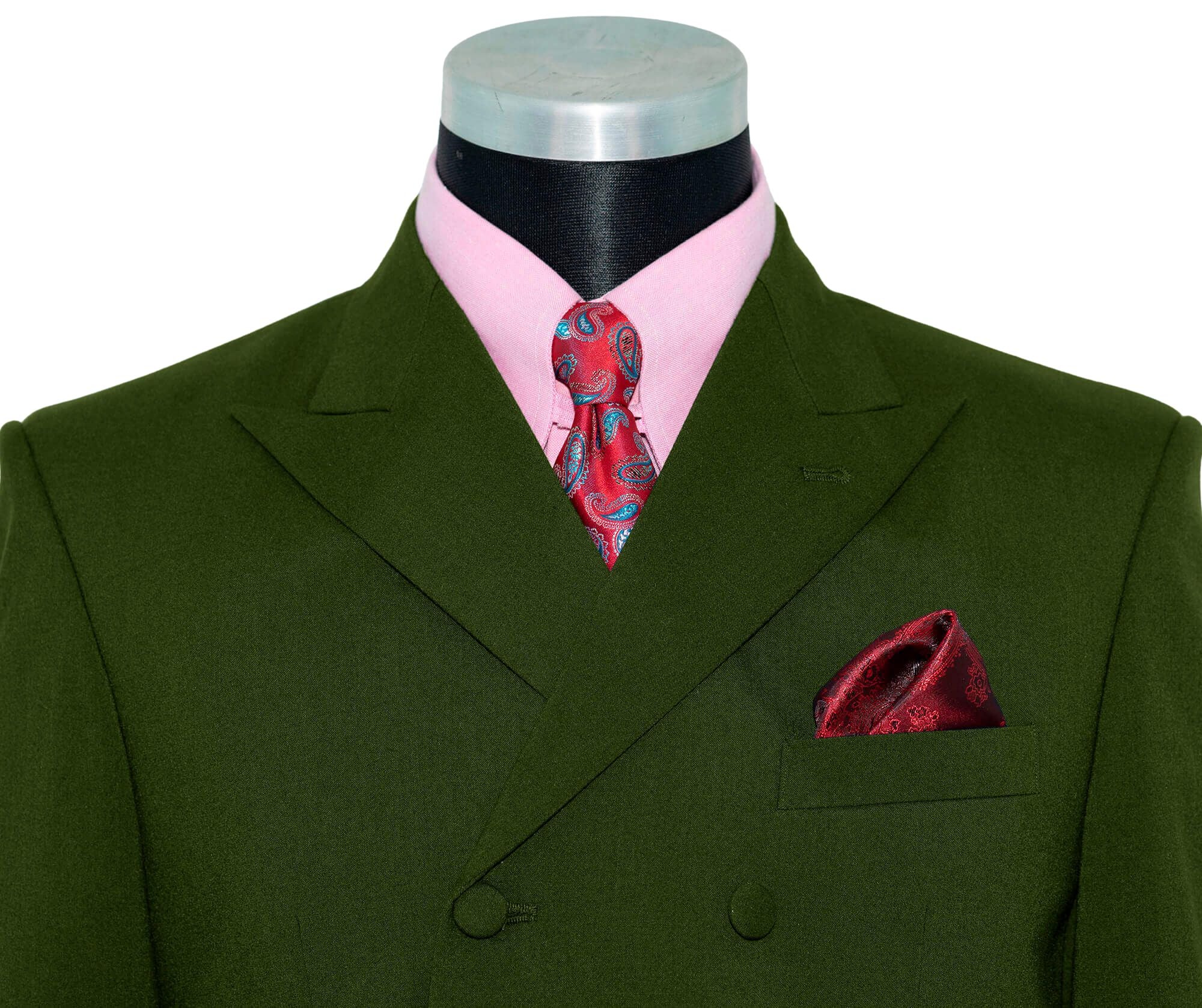 Mick Avory Olive Double Breasted Mod Blazer