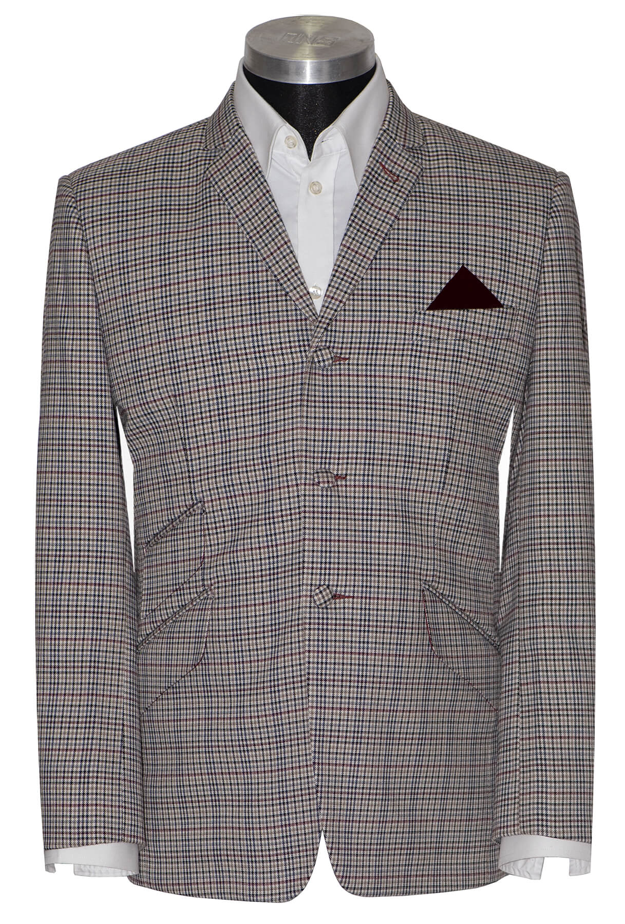 Derek Leckenby Gun Club Check Grey Mod Suit 1960's