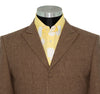 SALE Kenny Jones Tweed Brown Herringbone Winter Mod Blazer (40 Regular)
