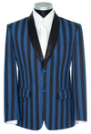 Jimmy Blue & Black Striped Boating Mod Blazer