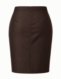 Women's Classic Brown Skirt