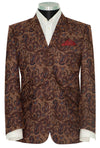 Steve Marriott 65's Brown Contrast Paisley Mod Blazer