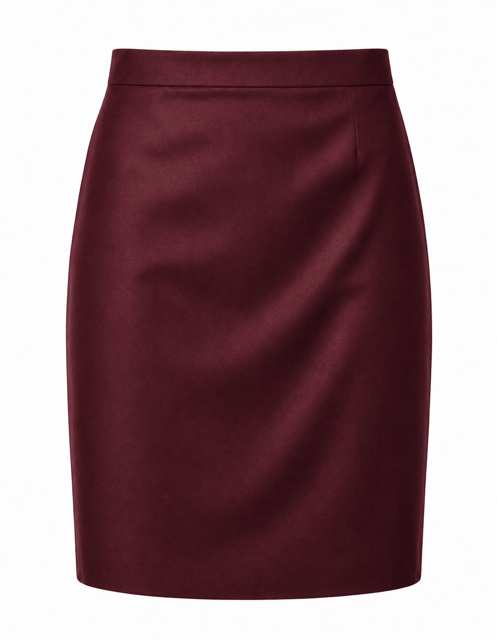 Women's Classic Burgundy Skirt