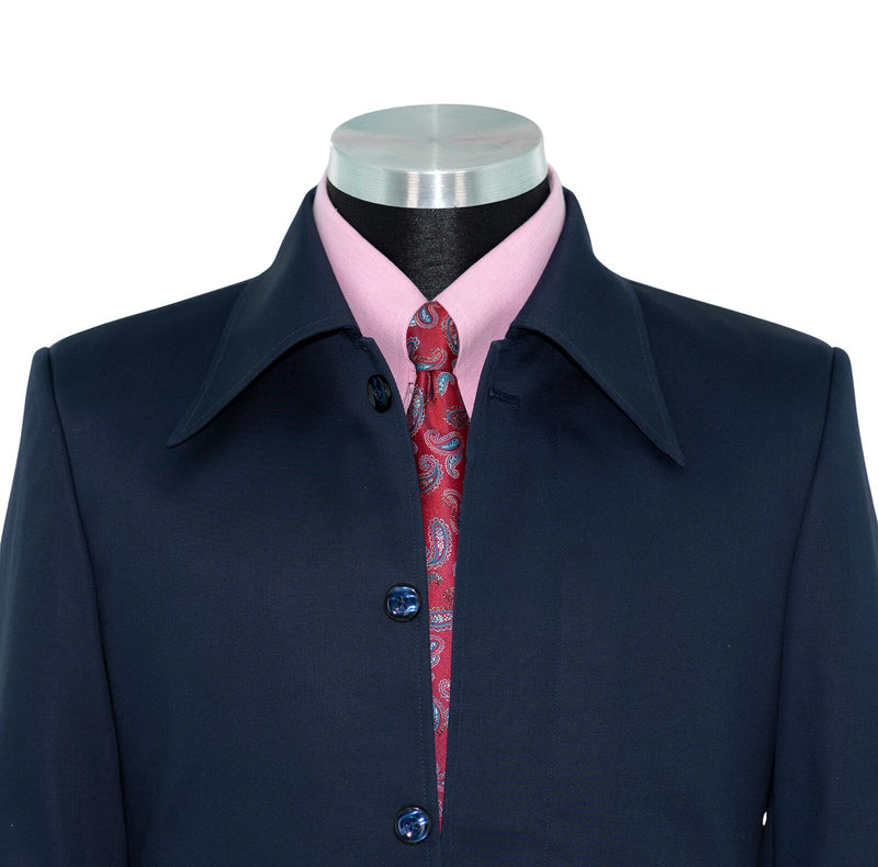 Navy Blue Mac Men's Overcoat