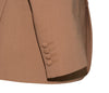 SALE John Steel Tawny Brown Peak Lapel 3 Button Mod Blazer (40 Regular)