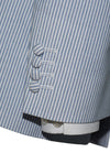 SALE Weller Sky Stripe Double Breasted 3/6 Button Mod Suit (40 Regular, Trouser 34, I.L.30)
