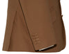Weller Wood Brown Peak Lapel 4 Button Mod Suit