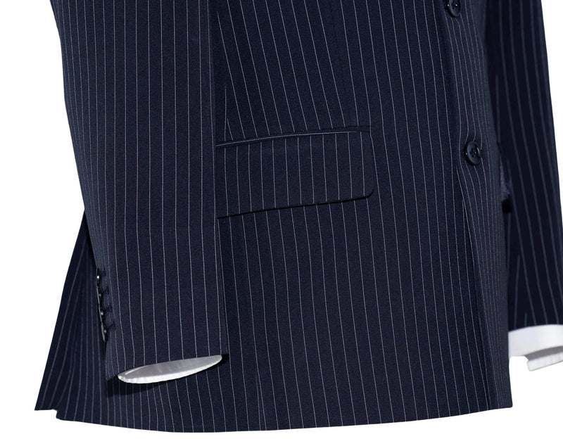 The Beatles Navy Blue Pin Stripe Mod Blazer