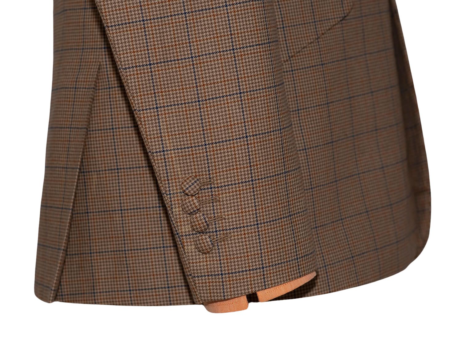 Mike Pinder Brown Dogtooth Check Vintage Mod Blazer