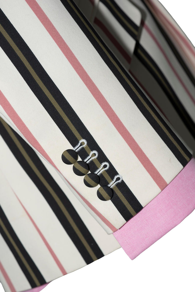 Rick Buckler Cream Stripe Boating Mod Blazer