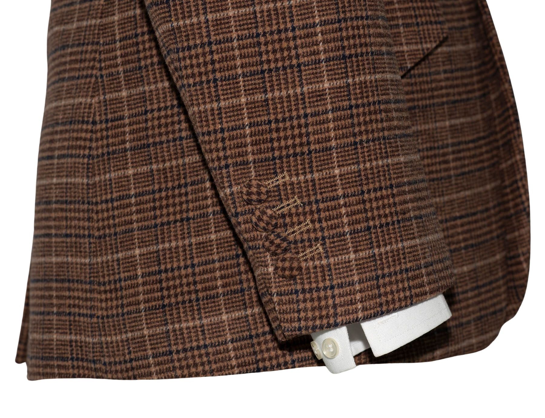 Kenny Jones Tweed Dark Brown Check Winter Mod Blazer