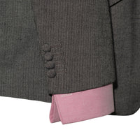 John Dalton Grey Herringbone 3 Piece Mod Suit