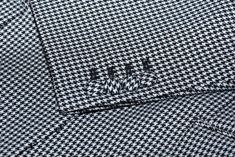 Peter Asher Grey Hounds Tooth 3 Piece Mod Suit