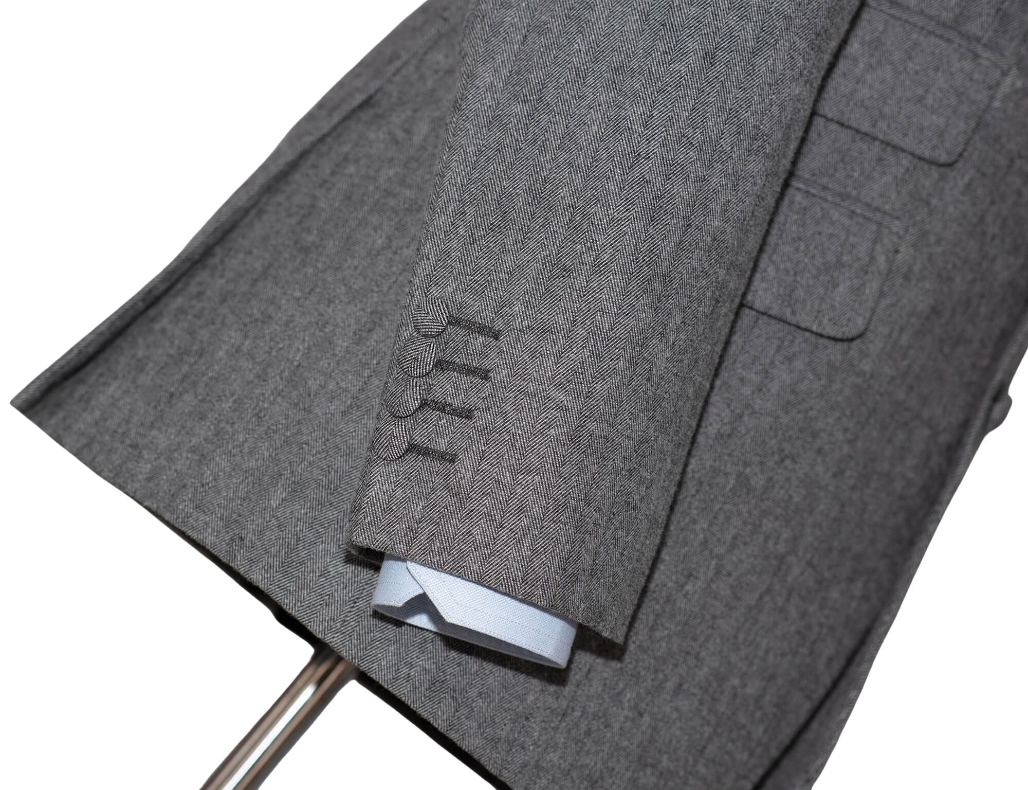 Smith Herringbone 1960's Grey Mod Blazer