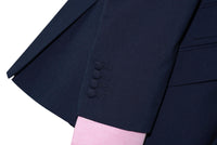 David Waller 3/6 Button Navy Blue Double Breasted Mod Suit