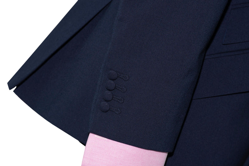 David Waller 3/6 Button Navy Blue Double Breasted Mod Suit