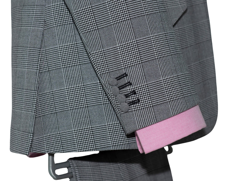 Kenney Jones Prince of Wales Grey 3 Piece Mod Suit