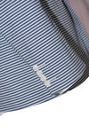 Seersucker Patch Pocket Horizontal Stripe Sports Mod Blazer