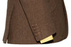 SALE Kenny Jones Tweed Brown Herringbone Winter Mod Blazer (40 Regular)
