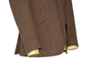 SALE Kenny Jones Tweed Brown Herringbone Winter Mod Blazer (40 Regular)