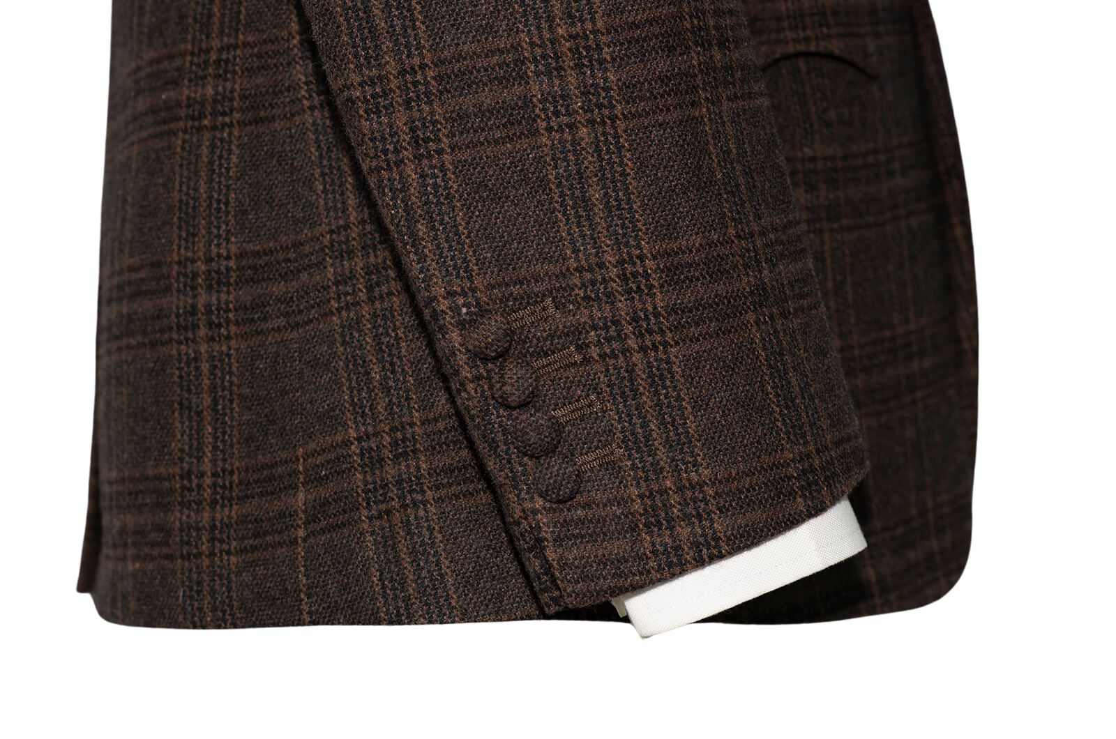 Pete Townshend Tweed Chocolate Brown Mod Jacket