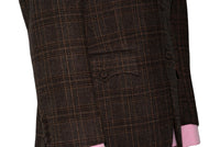 Denis Payton Tweed Chocolate Brown Mod Suit