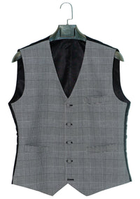 Kenney Jones Prince of Wales Grey 3 Piece Mod Suit