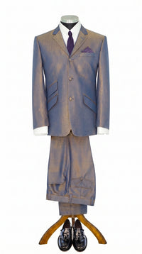 John Lennon Golden Blue Two Tone Suit 1960's
